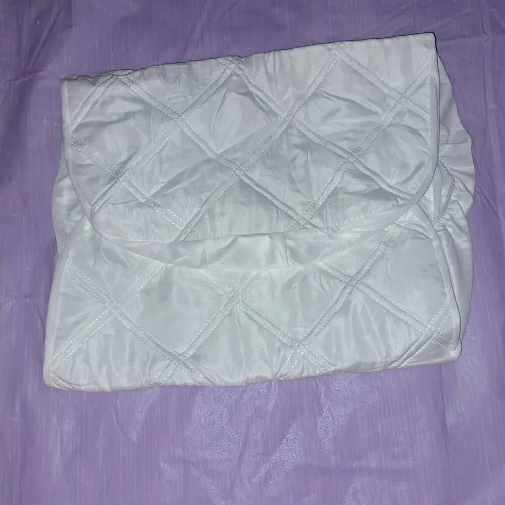 2 pack Universal Rectangle Waterproof Infant Bassinet Mattress Pad Covers